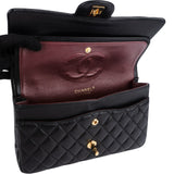 Chanel Quilted Lambskin Medium Double Flap Shoulder Bag