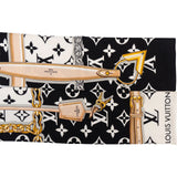 Louis Vuitton Silk Ultimate Monogram Bandeau Twilly Tuch Scarf