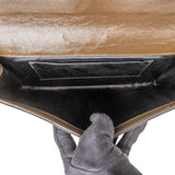 Yves Saint Laurent Crinkled Patent Leather Belle de Jour Clutch