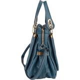 Chloé Bleu Grained Leather Paraty Shoulder Bag