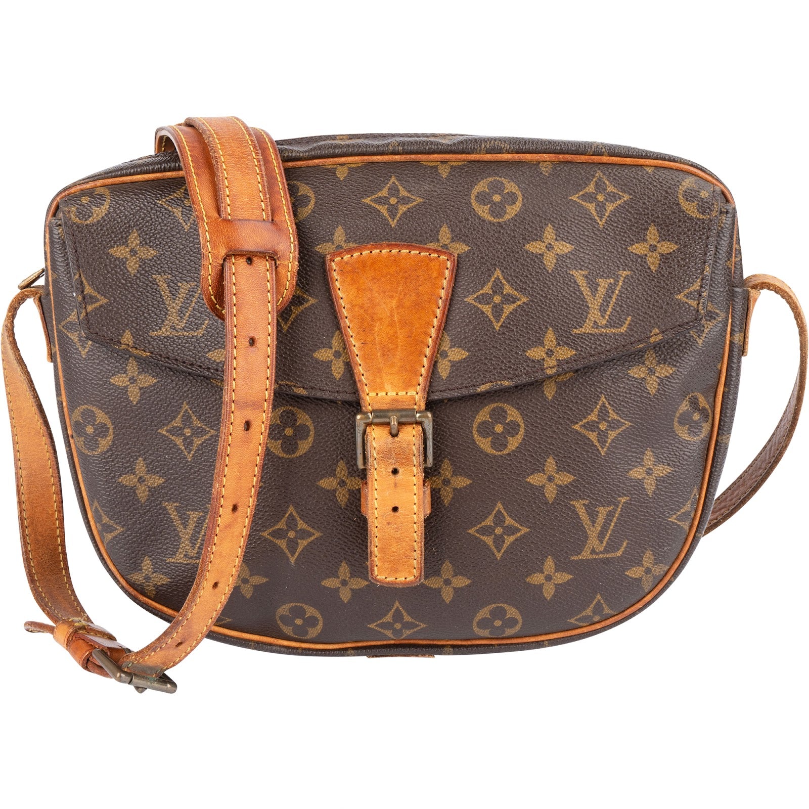 Louis Vuitton Monogram Canvas Jeune Fille GM Crossbody Bag - vintageandkickz