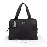 Prada Black Nylon Triangle Handbag
