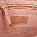 Christian Dior Pink Cotton Lady D-Lite Handbag