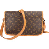 Louis Vuitton Canvas Monogram Gibeciere MM Crossbody Bag