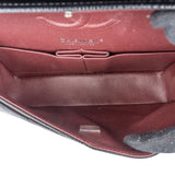 Chanel Quilted Caviar Leather Palladium Small Double Flap Shoulder Bag
