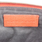 Balenciaga Red Leather Mini City Crossbody Bag