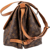 Louis Vuitton Monogram Canvas Saumur 35 Crossbody Bag