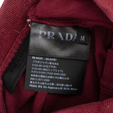 Prada Classic Burgund Cotton Emblem Polo Shirt (S)