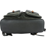 Gucci Green Suede Bamboo Backpack