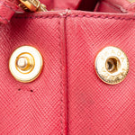 Prada Saffiano Leather Small Galleria Tote Handbag - vintageandkickz