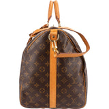 Louis Vuitton Monogram Canvas Keepall 55 Bandoulière Travel Bag