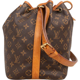 Louis Vuitton Monogram Canvas Sac Noé Petit Shoulder Bag