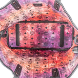 MCM Monogram Visetos Metallic Reversible Liz Shopper Shoulder Bag