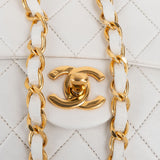 Chanel Quilted Lambskin Small 24K Gold Single Flap Crossbody Bag