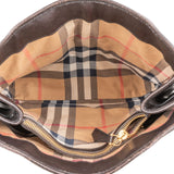 Burberry Pebbled Leather Baynard Tote Handbag