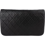Chanel Quilted Lambskin 24K Gold Single Flap Shoulder Bag