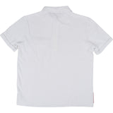 Prada White Sport Zip Polo T-Shirt (L)