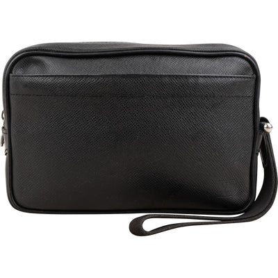 Louis Vuitton Noir Taiga Leather Kasai Clutch