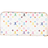 Louis Vuitton Canvas Monogram Murakami Multicolor Insolite Zippy Wallet