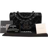 Chanel Quilted Glitter Metallic Suede Crystal-Embelished CC Small Single Flap Shoulder Bag