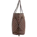 Louis Vuitton Monogram Damier Ebene Neverfull MM Shoulder Bag