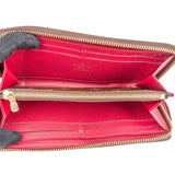 Louis Vuitton Monogram Canvas Clemence Zippy Wallet