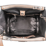 Prada Vitello Daino Shine Leather Twin Pocket Tote Shopper Handbag