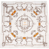 Hermès Mors & Gourmettes Silk Carre 90 Tuch Scarf