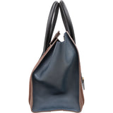 Céline Tricolor Leather Luggage Handbag