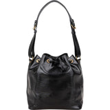 Louis Vuitton Noir Epi Leather Sac Noé Petit Shoulder Bag