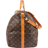 Louis Vuitton Monogram Canvas Keepall 60 Bandoulière Travel Bag