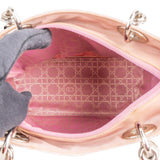 Christian Dior Nylon Cannage Transparent  Lady Dior Handbag