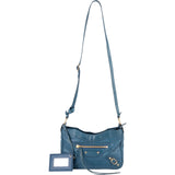 Balenciaga Blue Leather Classic Hip Crossbody Bag