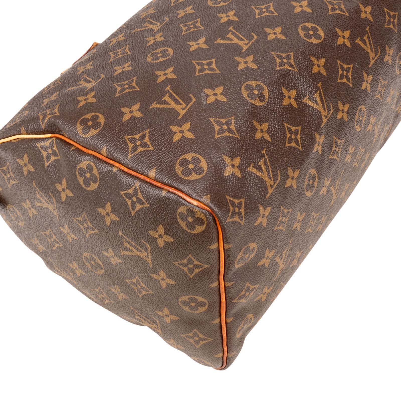 Louis Vuitton Monogram Canvas Speedy 35 Handbag - vintageandkickz