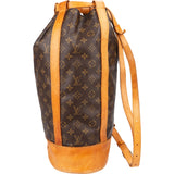 Louis Vuitton Monogram Canvas Randonnee GM Backpack Shoulder Bag