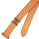 Hermès Brown Leather Pop H 15 Belt (80)