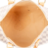 Louis Vuitton Monogram Damier Azur Speedy 35 Handbag