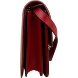 Celine Classic Red Boxcalf Leather Medium Box Crossbody Bag
