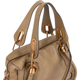 Chloé Grained Leather Paraty Shoulder Handbag