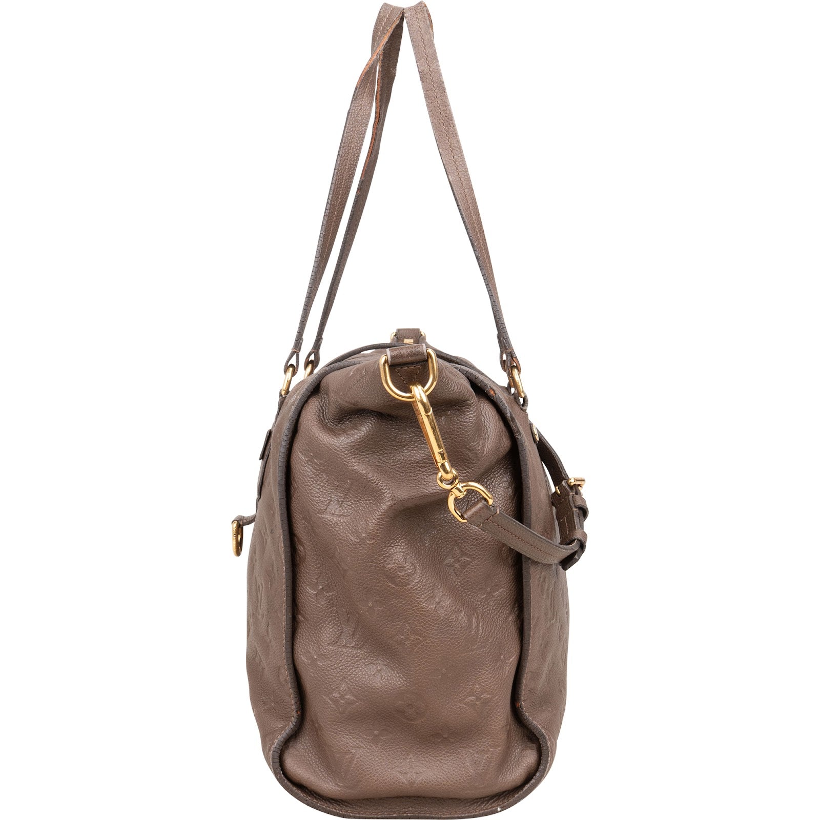 [🔄️B09 / F32] Louis Vuitton Monogram Empreinte Leather Lumineuse PM Handbag - vintageandkickz
