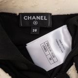 Chanel Black & White Knit Short Sleeve CC Button Short Sleeve Dress (FR38 / DE36)