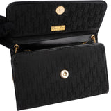 Christian Dior Oblique Monogram Single Flap Shoulder Bag