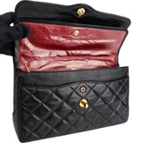 Chanel Quilted Lambskin Bicolor CC Double Flap Crossbody Bag