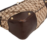 Gucci Monogram GG Canvas Horsebit Hobo Shoulder Bag