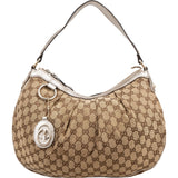 Gucci Monogram GG Canvas Sukey Hobo Shoulder Bag