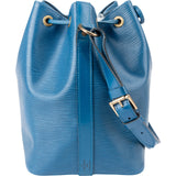 Louis Vuitton Blue Epi Leather Sac Noé Petit Shoulder Bag
