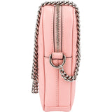Gucci Matelassé Leather GG Marmont Mini Vertical Crossbody Bag