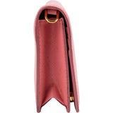 Prada Pink Saffiano Leather Wristlet Wallet Pouch Bag