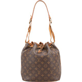 Louis Vuitton Monogram Canvas Sac Noé Petit Shoulder Bag