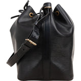 Louis Vuitton Noir Epi Leather Sac Noe Petit Shoulder Bag